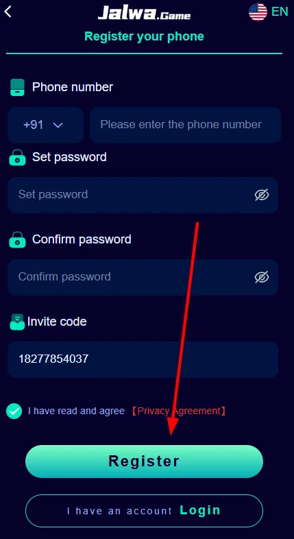 hit Register